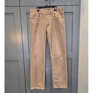 Polo Ralph Lauren Men's Corduroy Pants 33x32 Beige Straight Fit Vintage Casual